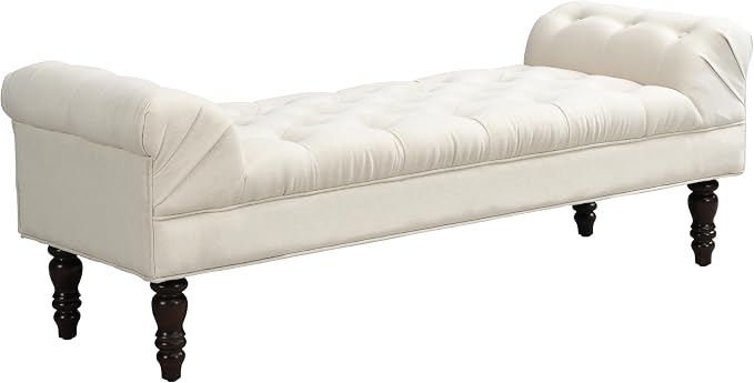 Christopher Knight Home Teaki Mid-Century Modern Upholstered Ottoman Bench - Image 4