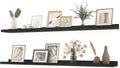 Black Floating Shelves for Wall Decor, 48 in Shelf by Unknown