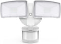 LEPOWER 30W LED Security Lights Motion Sensor Outdoor, 3200LM, 5500K, IP65 Waterproof, Hardwire 2 Head Motion Detector Flood Light for Garage, Yard, Porch