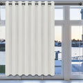 Easy-Going Thermal Grommet Curtains, 1 Panels 100x84 in, Ivory | Machine by Easy-Going