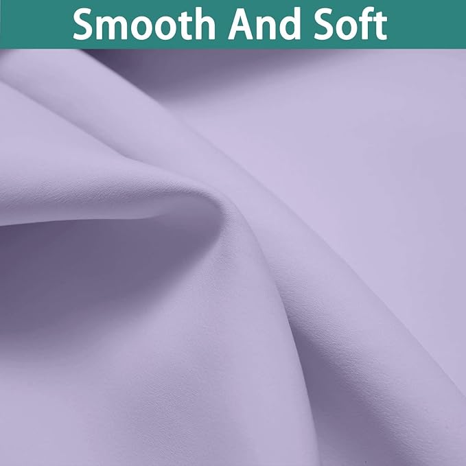 Yakamok Lilac Blackout Curtains 96 Inches Long - Image 7