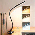 Clip on Desk Lamp, Flexible Reading Light | 5W LED Book Light, 3 Color & 6 by LINTYLE