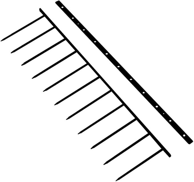 TruBind 11-Inch x 3-Inch Velobind Binding Spines - VBH1103 - Durable - 11 Pins Per 11-Inch Long Spine - Pre-Sized to Fit Letter-Sized Paper - Compatible with Velobind Binding Machines - 100 per Box