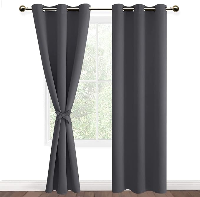 DWCN Blackout Curtains – Thermal Insulated Light Blocking Privacy Grommet Drapes - Image 8