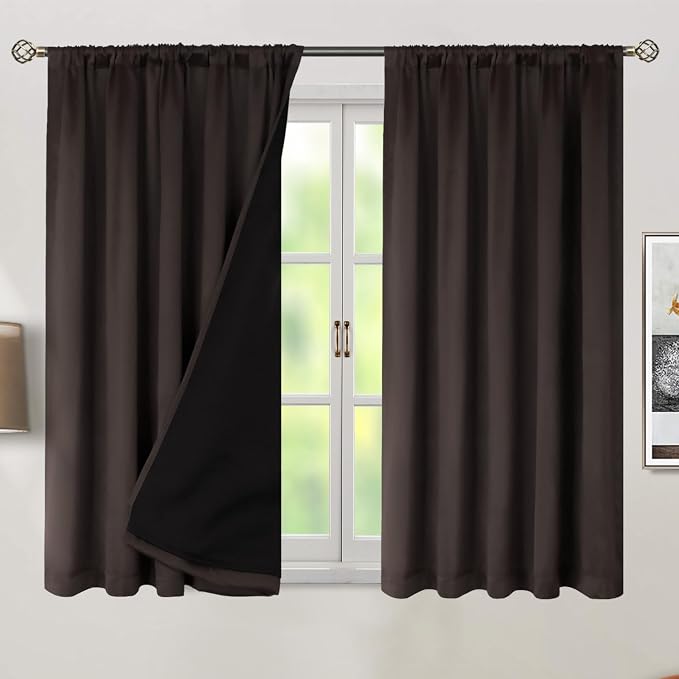 BGment 100% Blackout Curtains 54 Inches Long - Image 2