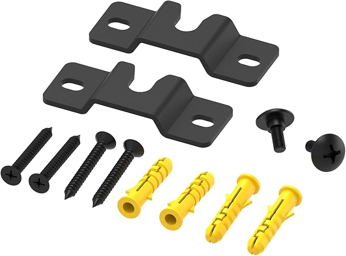 Vdsvksd Sound Bar Mounting Bracket,SoundBar Wall Mount Brackets for Vizio Soundbar Mounted Under or Above TV,Fits Most of Sound Bars,Soundbars Mounts Brackets with Hardware Kit