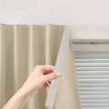 Portable Light Blocking Curtains Self-Stick Design, Removable Adhesive Window by Sovtfides