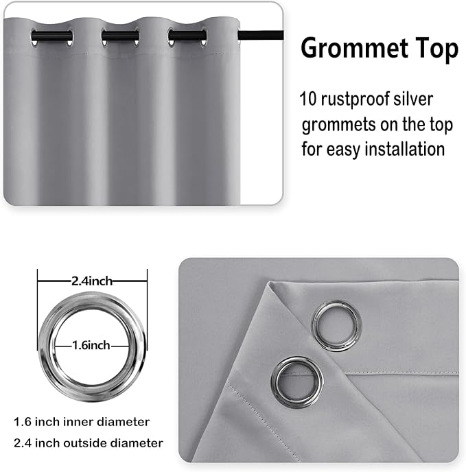 DWCN Blackout Curtains for Bedroom - Image 6
