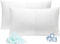 Shredded Memory Foam Pillows for Sleeping, Adjustable Pillows King Size Set of 2 by RainmrBedding
