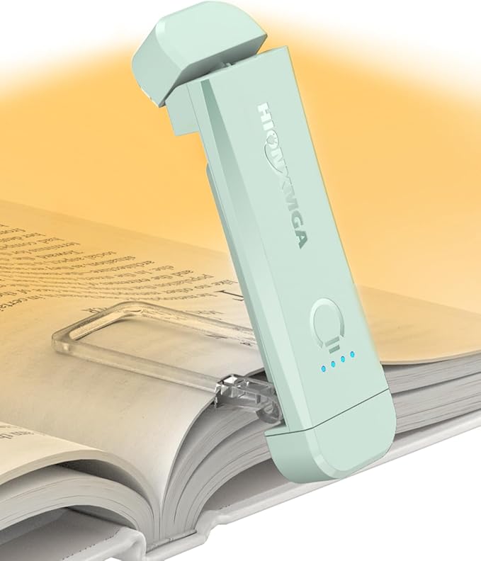 HIONXMGA Book Light, Rechargeable Reading Light by HIONXMGA