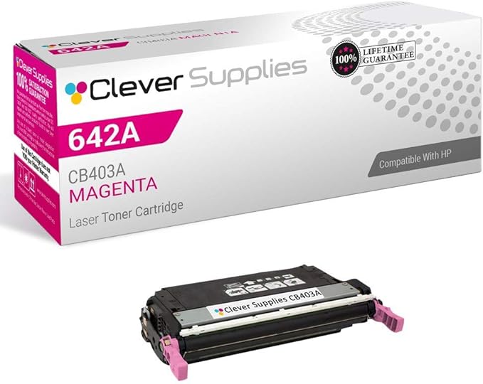CS Compatible Toner Cartridge Replacement for HP CP4005 CB403A Magenta HP 642A CP4005 CP4005N CP4005DN