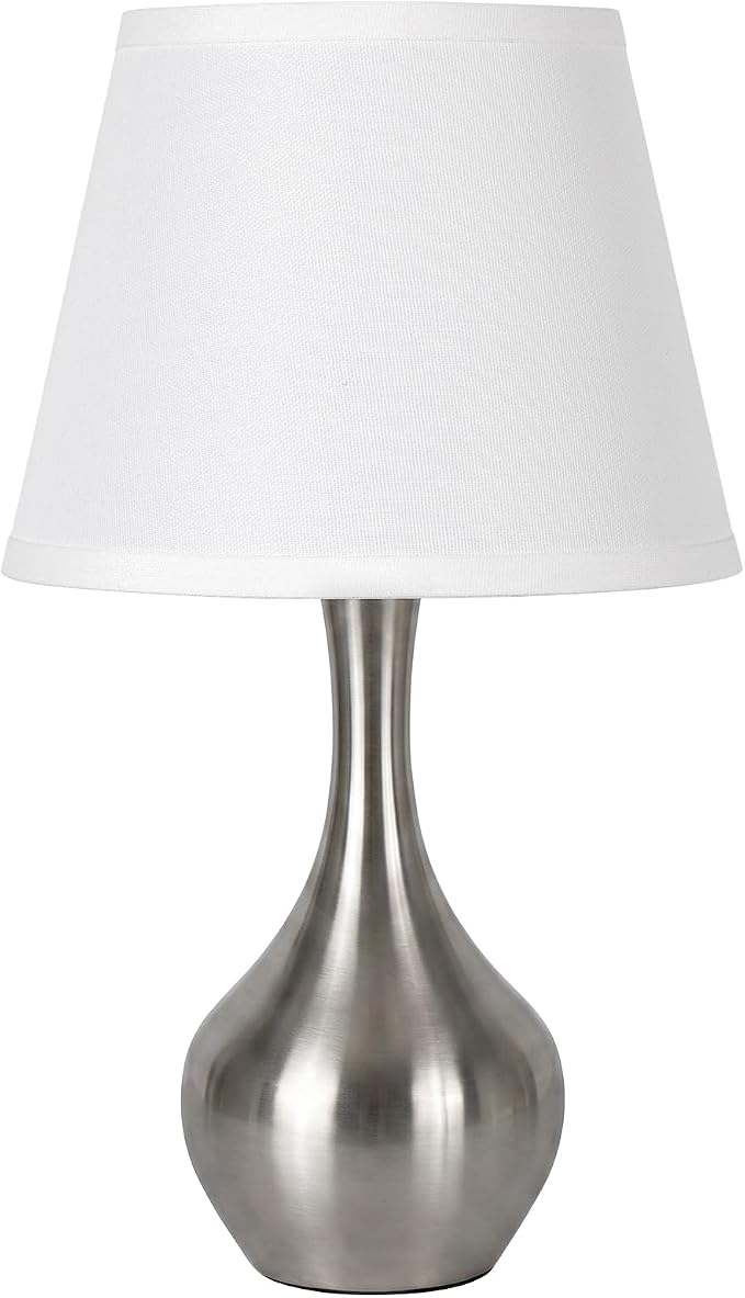 16.1" Touch Table Lamp for Nightstand, 3 Way Dimmable Small Bedroom Lamp | - Image 6