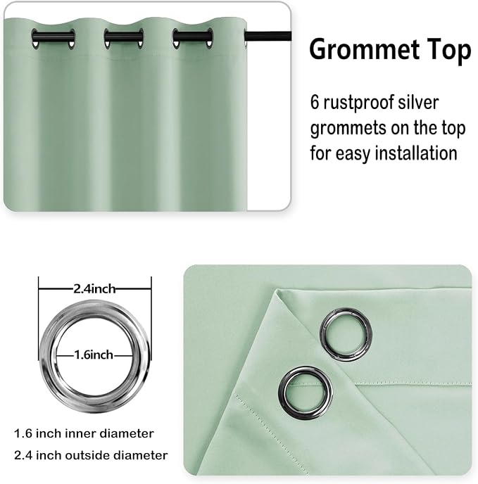 DWCN Blackout Curtains for Bedroom - Image 6