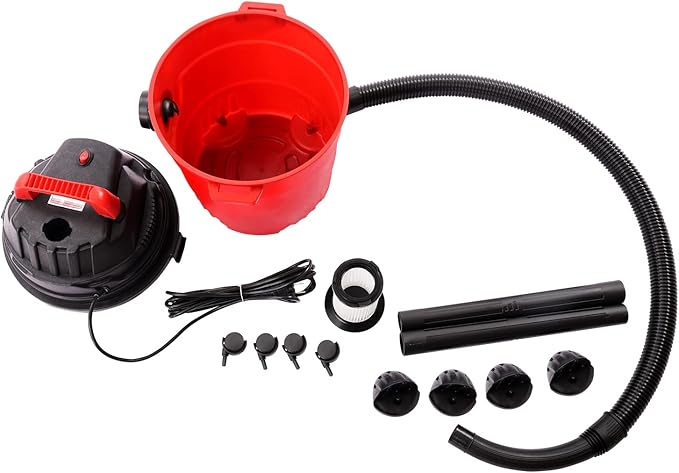 Wet Dry Vacuum Cleaner, 4 Gallon 1.34Hp Portable Shop Vacuum with 4 Universal Wheels & 3.9ft Hose, 1000W 3in1 Function Heavy-Duty Shop Vac for Home, Garage, Workshop, Shops Etc