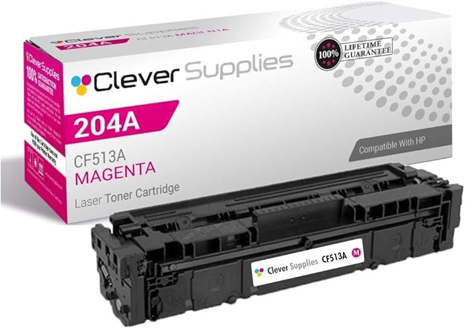 CS Replacement Toner Cartridge Compatible with HP 204A CF513A Magenta Color Pro MFP M180 MFP M180nw MFP M180n MFP M181fw MFP M154a