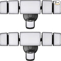 Olafus 130W Motion Sensor Outdoor Lights, 13000LM 2 Pack Motion Sensor Flood Light, Dusk to Dawn Outdoor Lighting, IP65 Waterproof Motion Detector Lights for Outside, Black