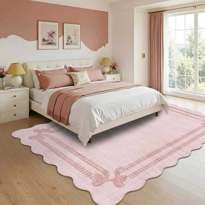 Latte&Fog Washable 6x9 Area Rugs - Image 3
