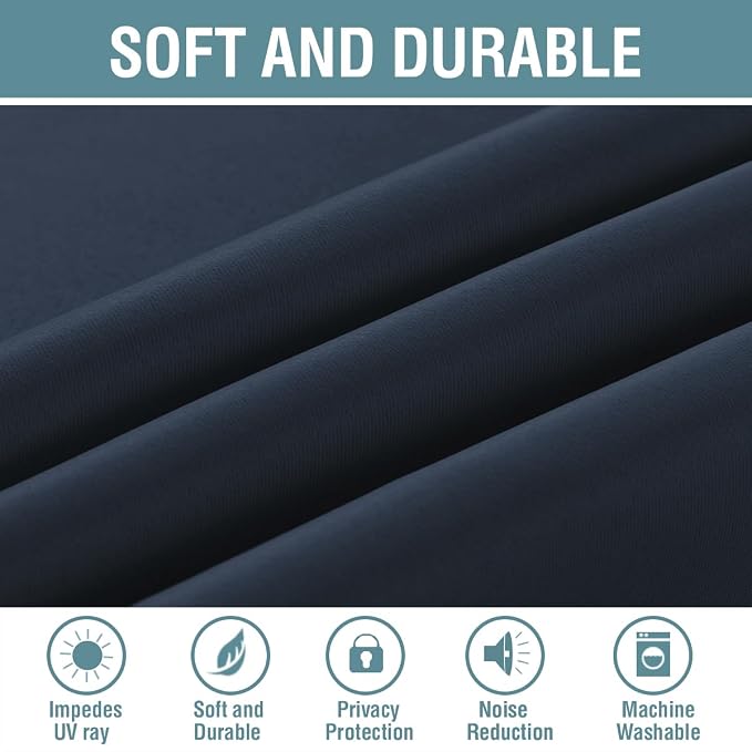 H.VERSAILTEX Ultra Thick and Soft Curtains Blackout - Image 4