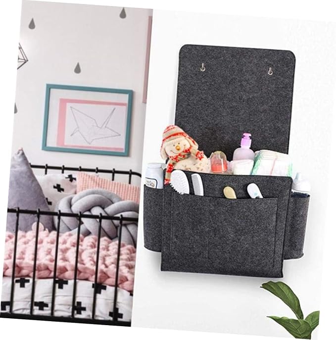 ABOOFAN Felt Bedside Organizer Bag Storage Pouch - Image 7