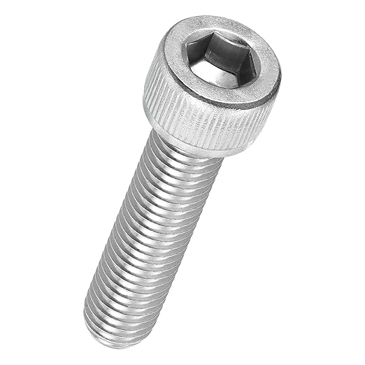 Kozelo 5pcs Socket Head Cap Screws - [M10-1.5 x 50mm] 304 Stainless Steel Allen Socket Drive for Electrical Motor 3D Printing Fan Engine Replacement Use, Silver