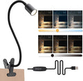 DAMI LED Reading Light for Bed Headboard – Dimmable Clip-On Book Light by DAMI
