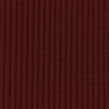 Easy-Going 4 Pieces Oversized Recliner Stretch Sofa Slipcover Sofa Cover Furniture Protector Couch Soft with Elastic Bottom Polyester Spandex Jacquard Fabric Small Checks Wine,X-Large