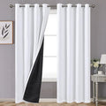 YoungsTex White 100% Blackout Insulated Curtains by YoungsTex