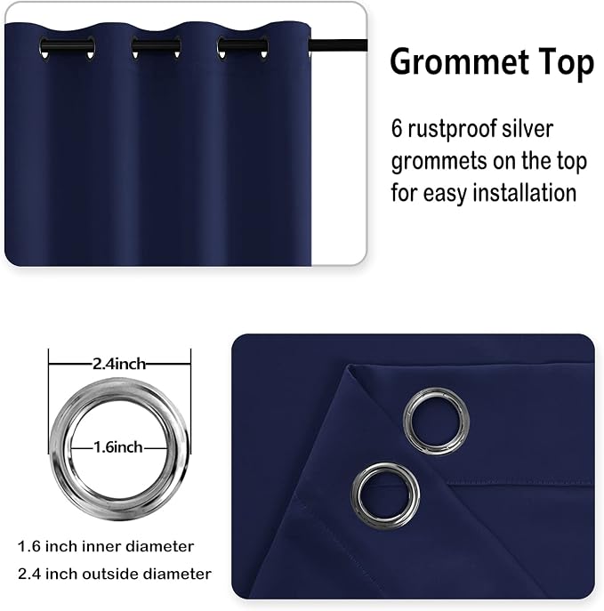 DWCN Blackout Curtains for Bedroom - Image 6