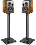 PERLESMITH Universal Floor Speaker Stands for Surround Sound up to 22LB, 27.56 Inch Bookshelf Speaker Stand for Klipsch, Polk, Yamaha & Other Large Satellite, Bookshelf Speakers, Studio Monitors,1 P
