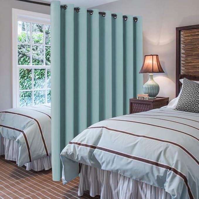 H.VERSAILTEX Blackout Patio Curtains 100 x 108 Inches - Image 2