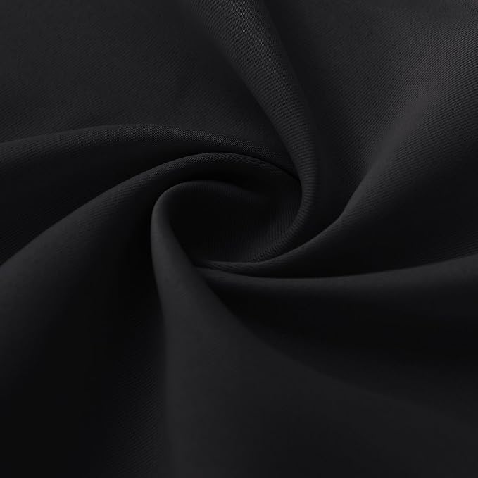 RYB HOME 2 Panels Blackout Doorway Curtains | Thermal Insulated, Rod Pocket - Image 2