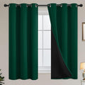 Yakamok Emerald Green Blackout Curtains 63 inches by Yakamok