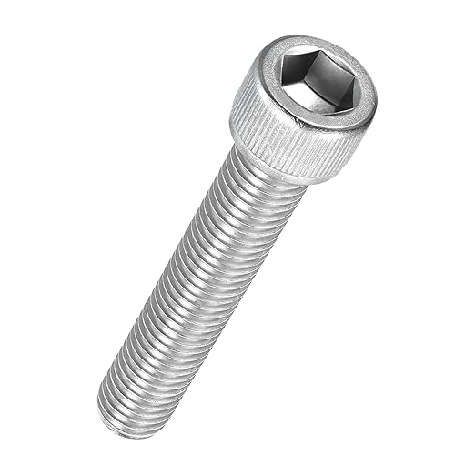 Kozelo 2pcs Socket Head Cap Screws - [M12-1.75 x 65mm] 304 Stainless Steel Allen Socket Drive for Electrical Motor 3D Printing Fan Engine Replacement Use, Silver