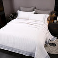 ROOMLIFE 100% Cotton Quilt Set King Embroidery Geometric Pattern 3-Piece | by ROOMLIFE