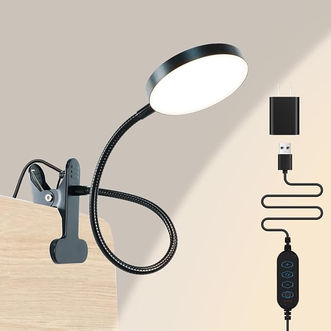 LiFMIRA Clip on Lamp, 8W 66 LED Bed Light by LiFMIRA