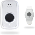 ADT - On-The-Go Mobile Medical Alert System for Seniors - GPS Capabilities, Included Waterproof Wearable Panic Button, 24/7 U.S. Based Monitoring (White Wristband)