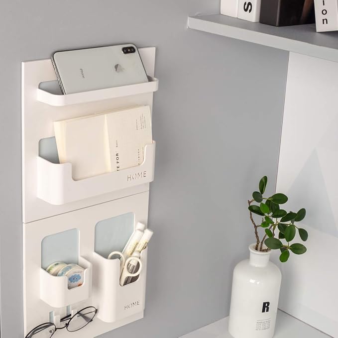 Bedside Shelf - Stick On Wall Mounted Bed Room, Office Adhesive Floating - Image 6