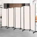 Room Divider 6 Panel-176''Wide Folding Privacy Screen, Large Partition Wall | by HOMSCREENER