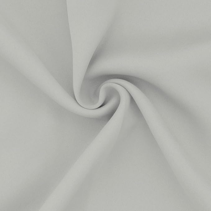 Easy-Going Thermal Grommet Curtains, 2 Panels 52x63 in, Noise Reduction - Image 6