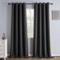 IGEMAEVE Blackout Curtains for Bedroom Grommets Dark Grey 52" W x 96" L | by IGEMAEVE