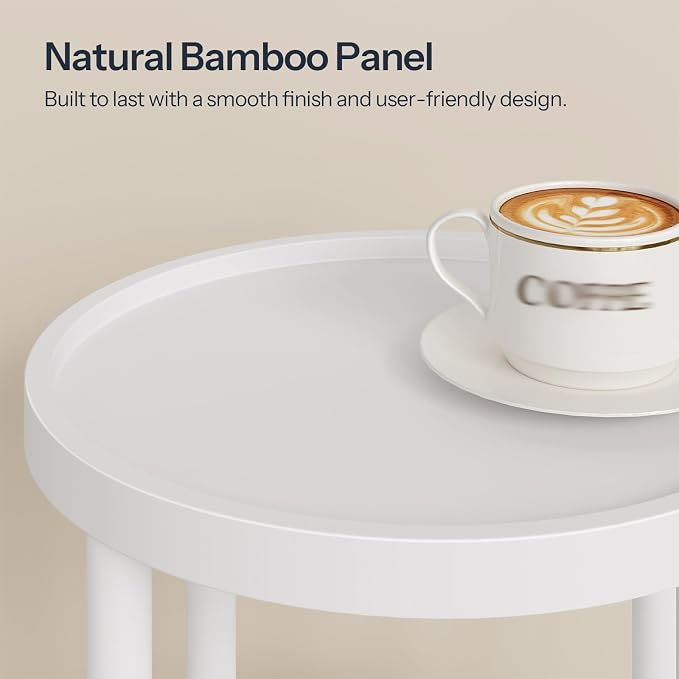 HOOBRO Small Round Side Table - Image 5