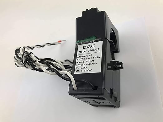DAE P204-600 KIT, 600A, UL kWh Smart Submeter, 3 Phase, 120/208V, 3 Split CTs (Inner Dia. 1.38 in)