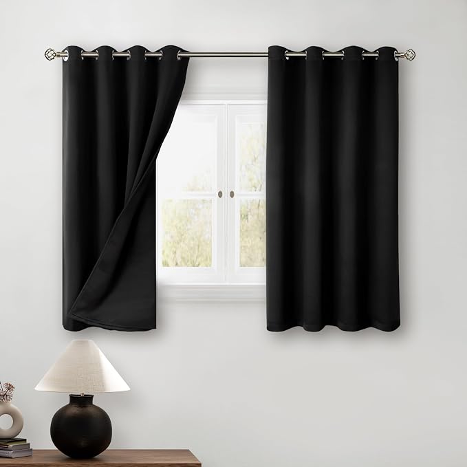 BGment Short 100% Blackout Curtains by BGment