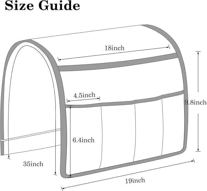 Remote Control Holder Couch Caddy, Armchair Caddy - Image 3