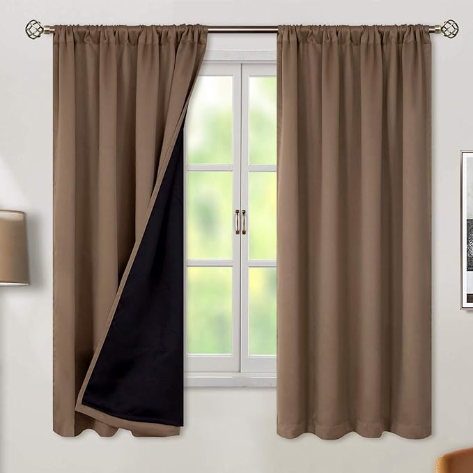 BGment Thermal Insulated 100% Blackout Curtains by BGment