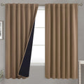BGment 100% Room Darkening Thermal Insulated Blackout Curtains 63 Inches Long by BGment