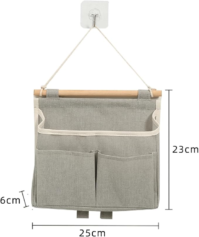 2 Pack Wall Organizer Hanging Basket Wall Storage Bag - Image 7