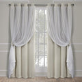 TOWN & COUNTRY LUXE Talia Double Layer Indoor Curtains, Sheer and Room by TOWN+%26+COUNTRY+LUXE