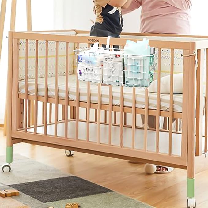 Metal Hanging Bedside Basket for Bunk Beds & Collage Dorms - Image 7