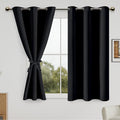 DWCN Black Blackout Curtains for Bedroom by DWCN